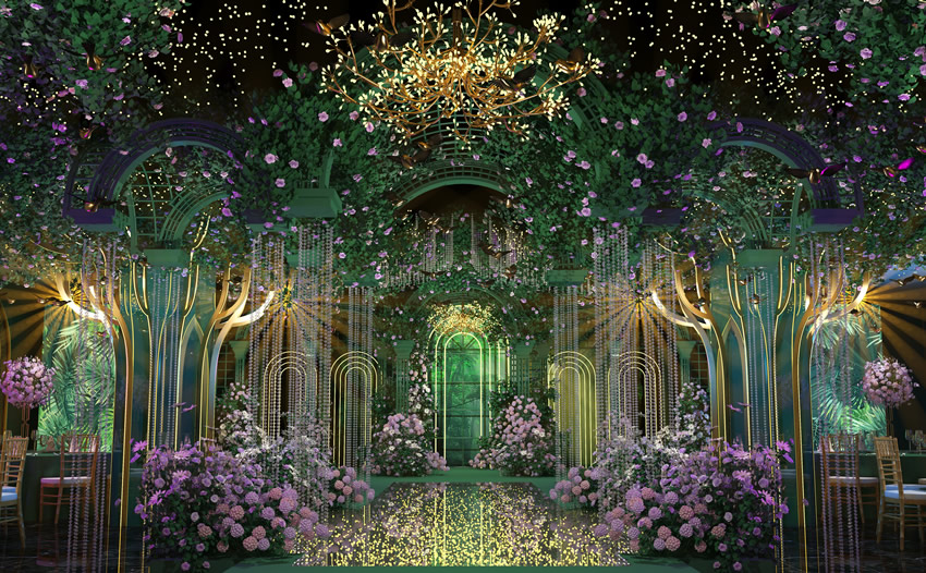 永德奇妙森林婚礼堂效果展示